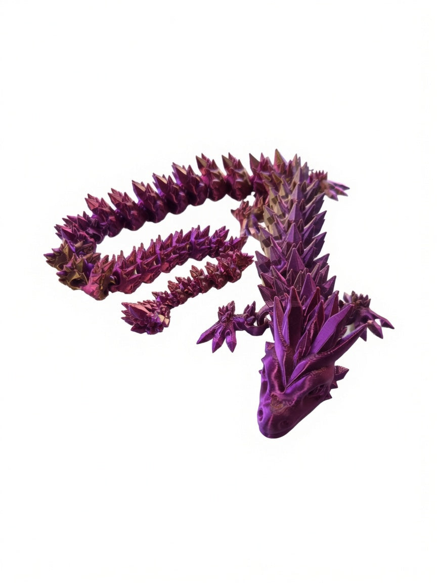 Articulated Crystal Dragon by Saber3D – Stunning Poseable 3D Print
