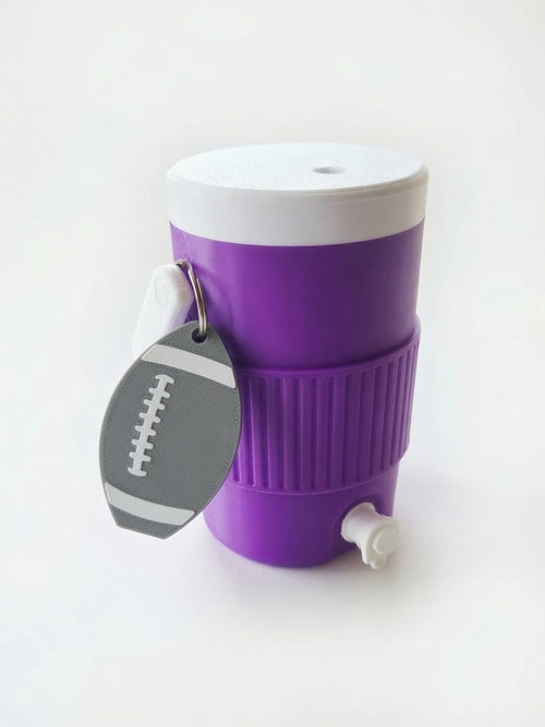 Game Day 3D Printed Football Koozie with Built-in Can Opener